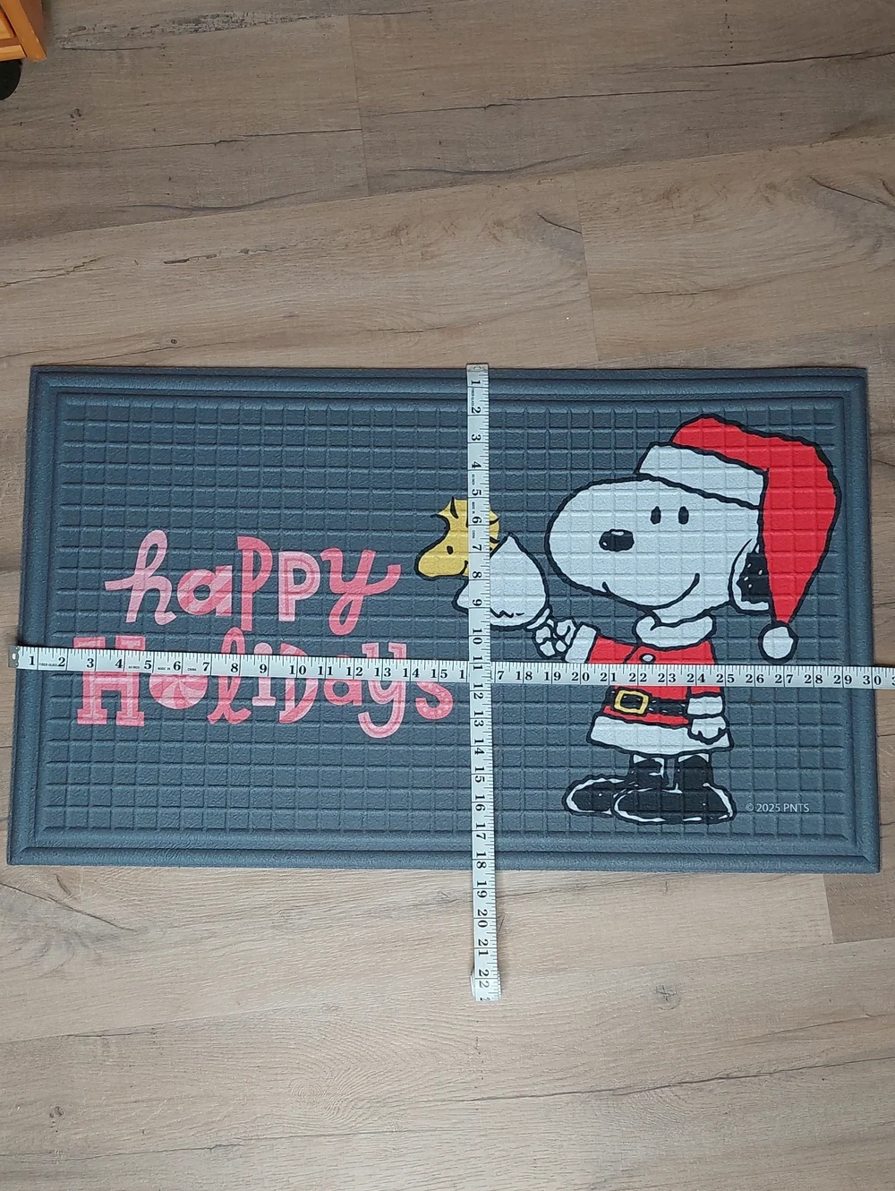 Peanuts Holiday Doormat - Snoopy, Happy Holidays. 🧑🏼‍🎄